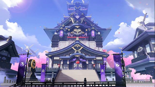 Inazuma Castle - Live Wallpaper смотреть онлайн