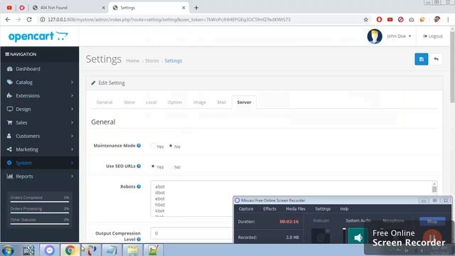 Opencart 404 Error Correct SEO URL смотреть онлайн