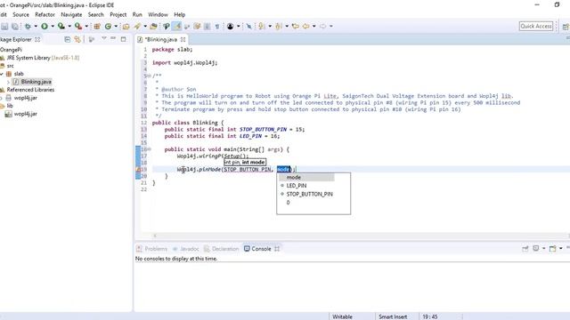 OrangePi Blinking Program using Java смотреть онлайн