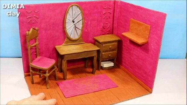 Little Nightmares - sculpting a room of THE LADY - diorama PART 4 by Dimia Clay смотреть онлайн