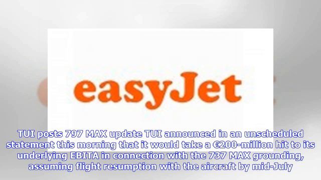 TUI share price tumbles as group flags €200m hit to profit over 737 MAX grounding смотреть онлайн