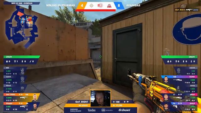 NiP vs AVANGAR HIGHLIGHTS - BLAST PRO SERIES MOSCOW 2019 | CSGO смотреть онлайн