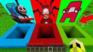 Выбери правильную яму ЧУ ЧУ ЧАРЛЬЗ ПАРОВОЗИК ТОМАС ЕХЕ АЛФАВИТ ЛОР в майнкрафт MINECRAFT