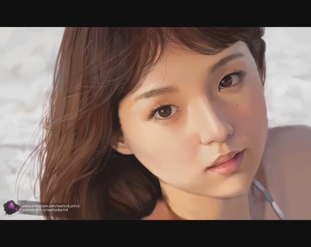 Art 篠崎 愛 - Ai Shinozaki - #speedpainting  [#draw #digitalart  #art #photoshop]