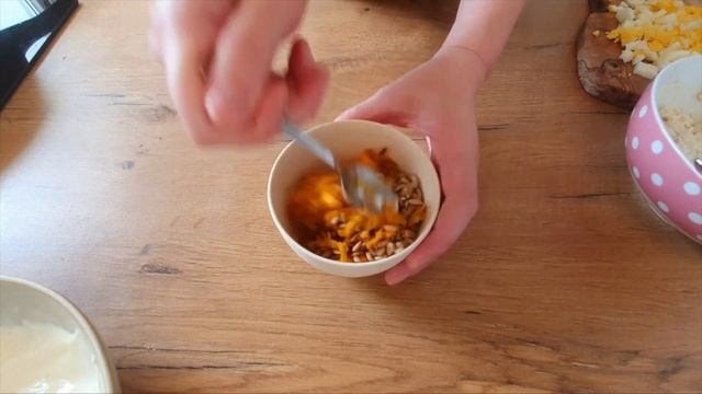 Вкусный салат из простых продуктов | Салат с рыбой и грибами #lowcarb #низкоуглеводное_питание #нуп