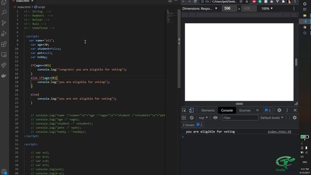 javascript if else statement смотреть онлайн