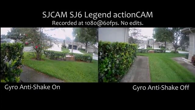 SJCAM SJ6 Legend Gyro Anti-Shake Comparison Test смотреть онлайн