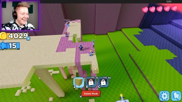 ПОСТРОИЛ СТОЛБ, ЧТОБЫ ВЫЖИТЬ ОТ АРМИИ ЗОМБИ! | Roblox смотреть онлайн