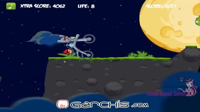 Angry Birds Space Bike Racing Skill Game Walkthrough Levels 1-5 смотреть онлайн