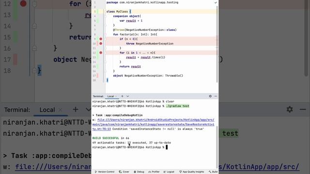 How to run your test in Android Studio using command line terminal and generate reports. смотреть онлайн