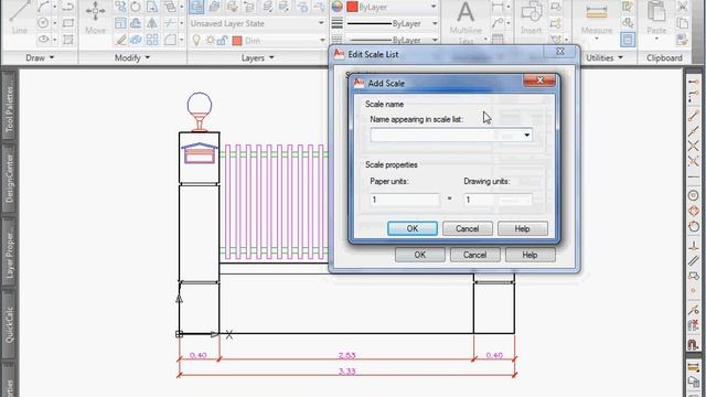 สอน Autocad 2010 [ตอนที่ 94]การจัดการสเกล смотреть онлайн