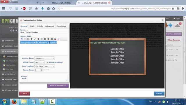 CPAGrip Content Locking Tutorial + Better Conversion Trick смотреть онлайн