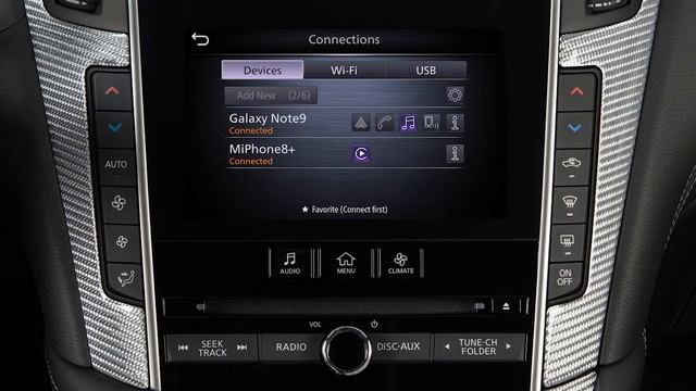 2022 INFINITI Q50 - Apple CarPlay® смотреть онлайн