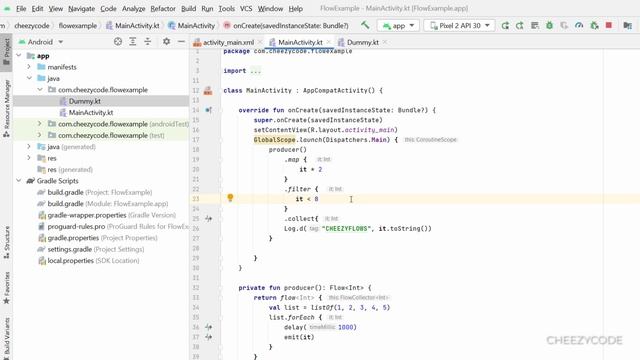 Kotlin Flow Operators - Terminal + Map, Filter Buffer Operators | CheezyCode - Hindi смотреть онлайн