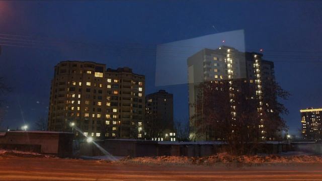 Микрорайон Щ вечером Пробная съёмка на камеру SONY 2100 смотреть онлайн