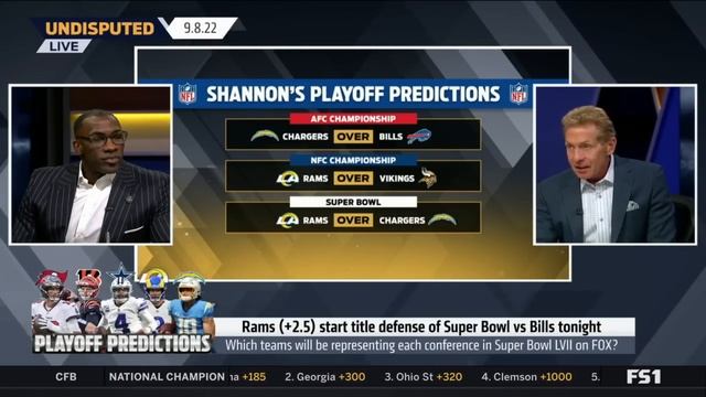 UNDISPUTED: Skip and Shannon react to Rams (+2.5) start title defense of Super Bowl vs Bills tonigh смотреть онлайн