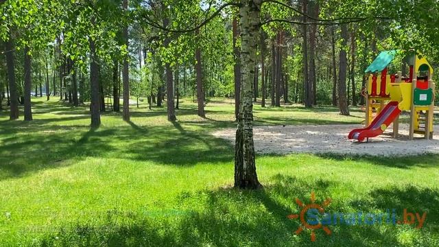 Санаторий Берестье (Брестагроздравница) - детская площадка, Санатории Беларуси смотреть онлайн