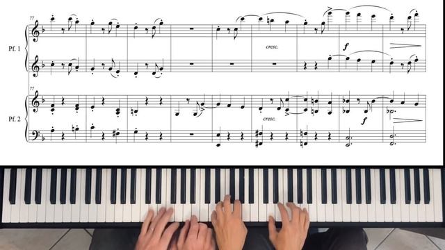G. Fauré - 2. Mi-a-ou from "Dolly" suite op. 56 for Piano 4 hands смотреть онлайн
