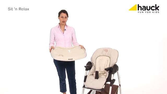 Hauck Sit N Relax Highchair and Bouncer - Demonstration Video | Nursery Furniture store смотреть онлайн
