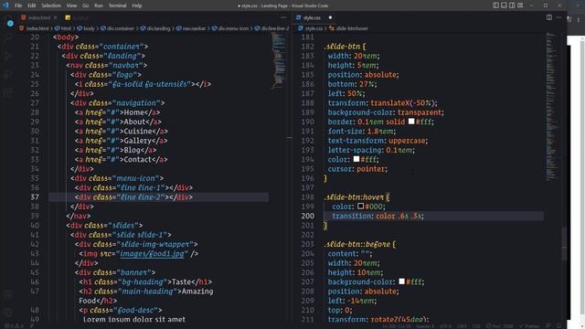 Responsive Landing Page with HTML, CSS, and JavaScript смотреть онлайн