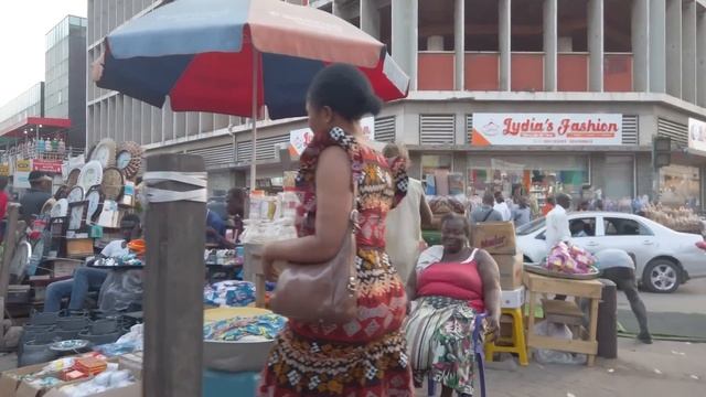 BIGGEST FOOD MARKET IN GHANA ACCRA, AFRICA