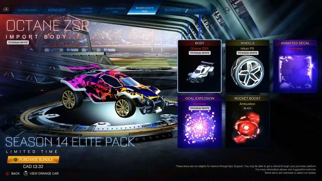 ROCKET LEAGUE: SEASON 14 ROOKIE AND ELITE PACKS! смотреть онлайн