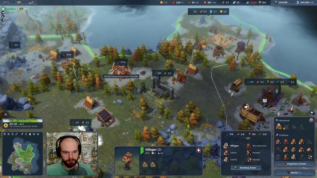 Northgard - Завоевание - Олень - 11 - (Ленивые поселяне, Lazy Villagers, Stag) смотреть онлайн