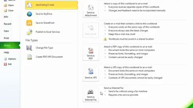 The New File Menu In Excel 2010 (Microsoft Excel Course) смотреть онлайн