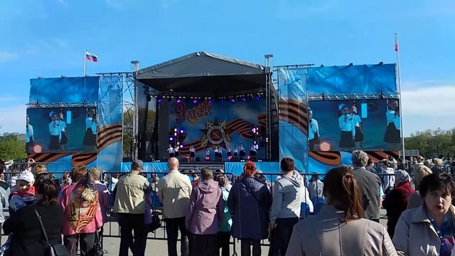 Моя дочь выступает на Дне победы 9мая! 9.05.18 г. Электросталь смотреть онлайн