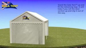 4m x 4m How To Erect A Gala Tent Elite PVC Marquee - Assembly Instructions