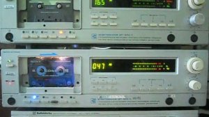 Запись на Электроника МП-204 с CDDA проигрывателя, потом перезапись с кассеты на кассету .