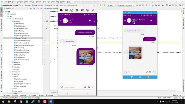 Advanced WhatsApp Clone App [Firebase] in Android Studio DEMO смотреть онлайн