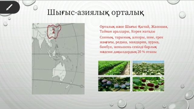 Мәдени өсімдіктер мен үй жануарларының шығу орталықтары. 8 сынып смотреть онлайн