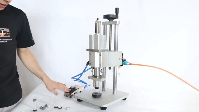 How to use Pneumatic penicillin bottle capping machine смотреть онлайн