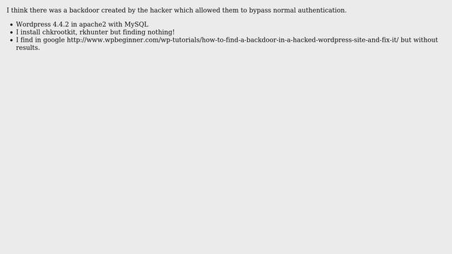 How to Find a Backdoor in a Hacked WordPress Site with Debian? смотреть онлайн