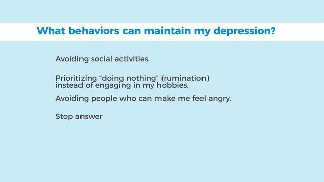 Self-help for depression 9: Preventing relapse смотреть онлайн