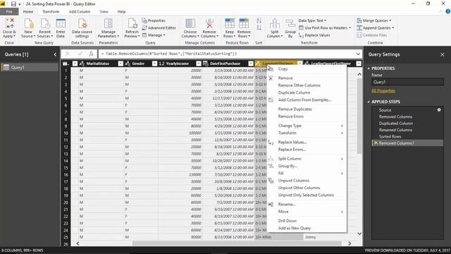24 Sorting Data Power BI смотреть онлайн