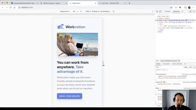 Building Workcation with Tailwind CSS (Part 6) смотреть онлайн