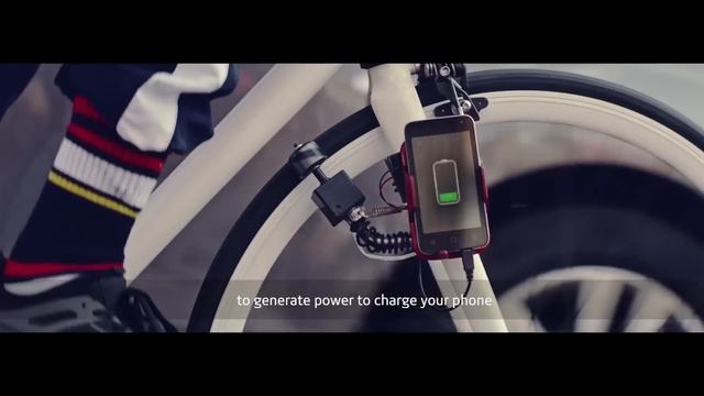 Riding your bike to charge your phone. смотреть онлайн