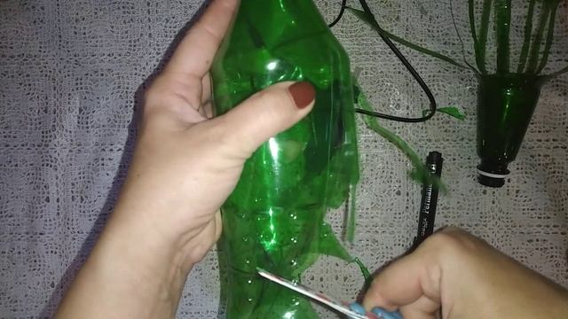 2 ПЭТ бутылки= КОМНАТНЫЙ ЦВЕТОК. 2 PET bottles = INDOOR FLOWER. смотреть онлайн