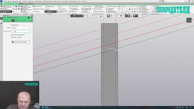 Компас 3D - рисунок на цилиндрической поверхности, на кольце. Два разных способа... смотреть онлайн