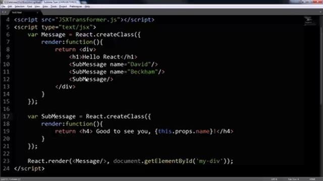 React JS for absolute beginners (part -4): properties and default properties смотреть онлайн