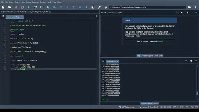Random Shuffle | Python смотреть онлайн