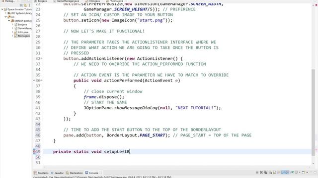 How to make a game in Java using Eclipse Part#3 [2021]: Buttons, Border Layout, Multi Threading смотреть онлайн
