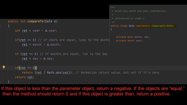 Intro to Java 5: Equality and Comparison смотреть онлайн