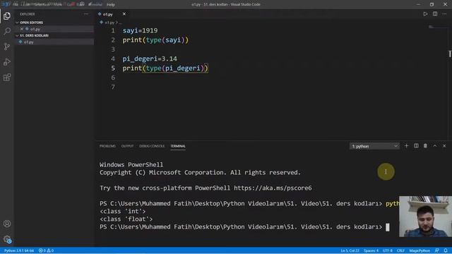 Python Ders 51 - type fonksiyonu смотреть онлайн