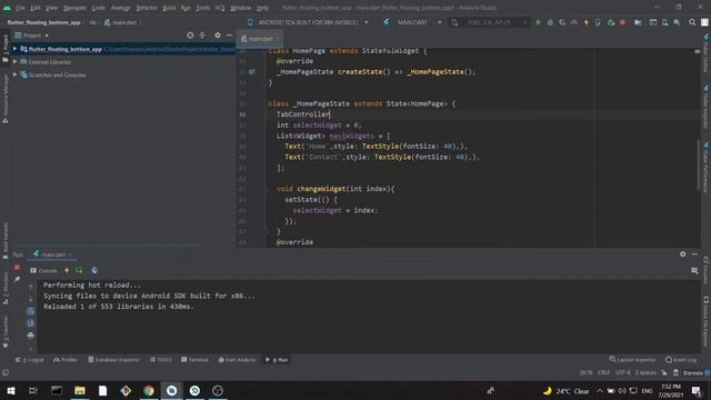 FLUTTER | FLOATING BOTTOM NAVIGATION BAR смотреть онлайн