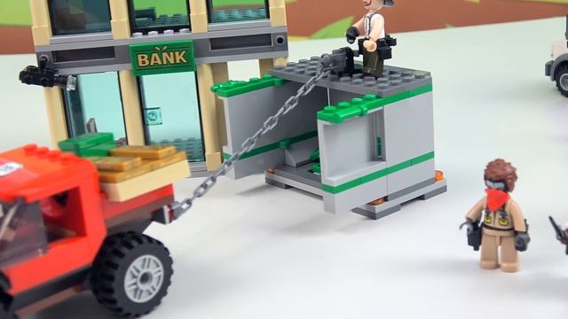 Полиция Лего Сити и СПЕЦНАЗ против грабителей LEGO Банка - Даник и Lego City