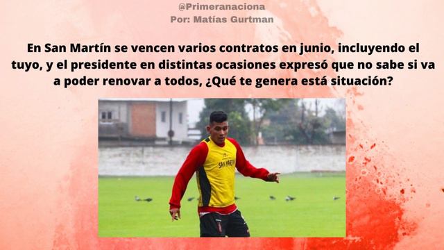 ENTREVISTA A LUCAS DIARTE (SAN MARTÍN DE TUCUMÁN) / PRIMERA NACIONAL смотреть онлайн