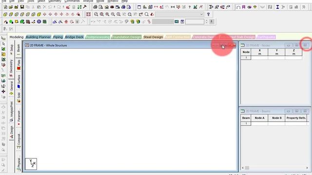PART 19 - UNDERSTANDING FRAME AND CREATING NODES (ANALYSIS OF 2D FRAME) смотреть онлайн